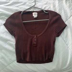 Urban Outfitters Brown Shirt